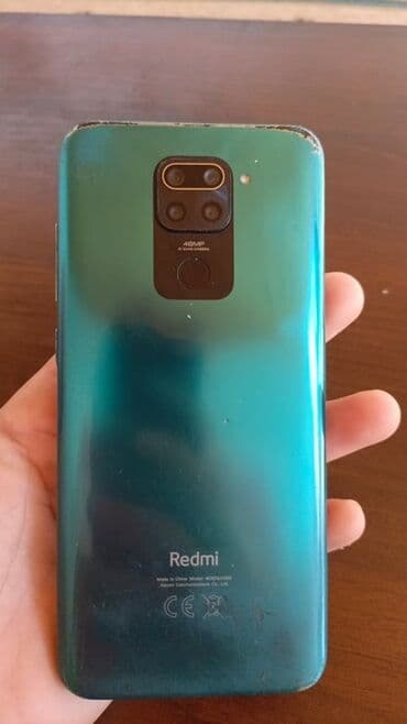 iphone 11 qiymeti irsad: Redmi Note 9, 64 GB, rəng - Yaşıl, Barmaq izi — 1