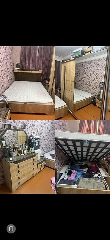Endirim olundu 550 azn.Yataq mebeli ela veziyyetde taxt bazalı satılır