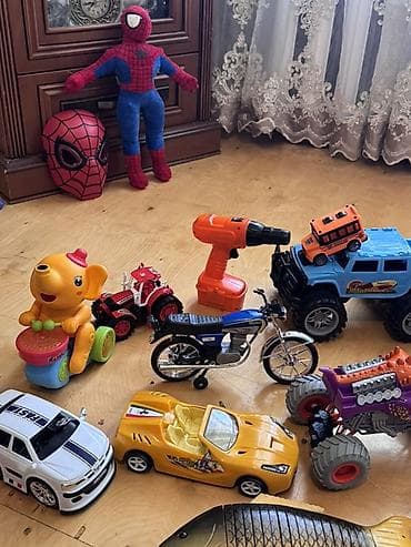 Игрушки: Uşaq üçün böyük plastik “dump truck” oyuncaq maşın. Hamisi seliqelidi — 6