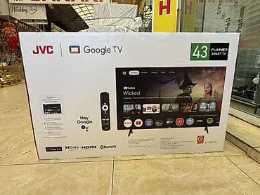 kredit avtomobillər: Yeni Televizor JVC LED ekran 43" FHD (1920x1080), Pulsuz çatdırılma — 2