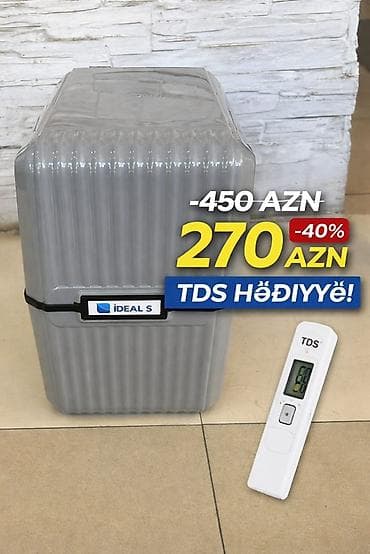 su filteri: IDEAL S su təmizləmə sistemi - Kompakt, qapalı korpuslu mətbəxaltı su — 1