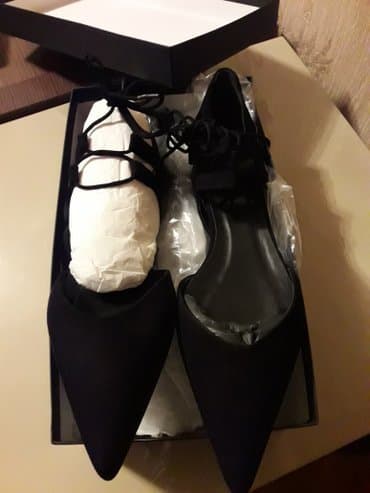 massimo dutti azərbaycan: Tuflilər, Ölçü: 39, rəng - Qara, Yeni — 2