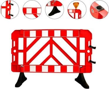 правила дорожного движения: Təhlükəsizlik barrikadası Ölçüləri 100x150x50 sm Üzərinə əlavə nişan — 2