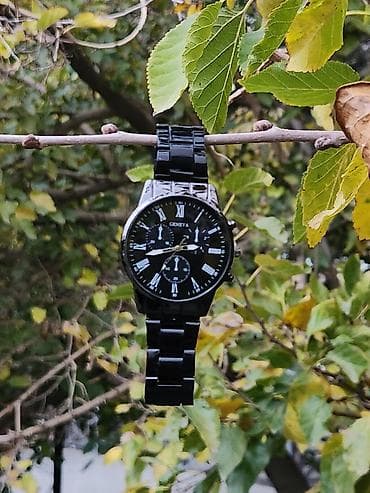 Smart qolbaqlar: Qol saatı, rəng - Qara — 2