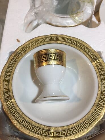 mayalı yumurta: Nahar dəsti, rəng - Qızılı — 11