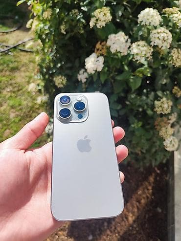 iphone 11 pro max plata: IPhone 15 Pro, 128 GB, Natural Titanium, Face ID — 1