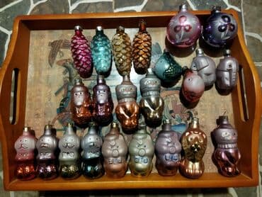 islenmis zontikler: Стеклянные елочные игрушки 2м — 1