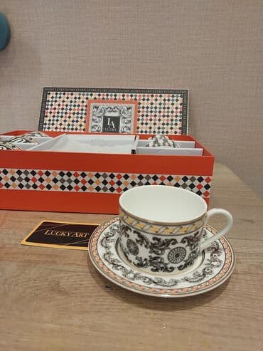 cex fara: Çay dəsti, Farfor, 6 nəfərlik — 4