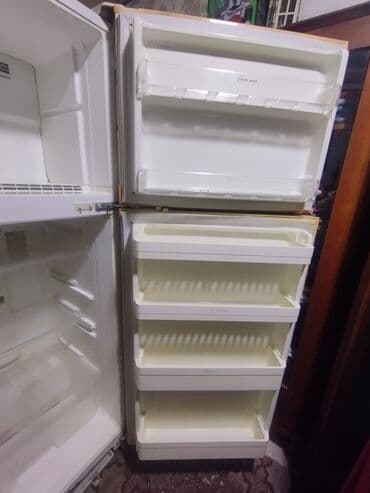 tap az dondurma soyuducu: 2 qapılı Daewoo Soyuducu Satılır, rəng - Ağ, Təkərli — 3