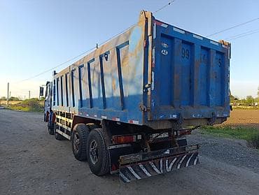 ford transit 2000: Şacman (Shacman) 8x4 ağırtonnajlı samosval - Gövdə: mavi, yüksək — 3