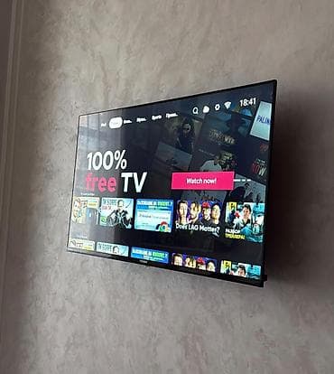 109 ekran smart tv ela veziyyetde her bir funkisyasida iwleyir ceni 4