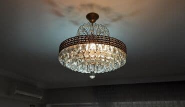 3D panellər: Çılçıraq, 10 və daha çox lampa, Metal — 2