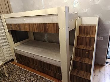 dosek matras: Oğlan və qız üçün, Çarpayı, Matras ilə, Siyirməli — 5