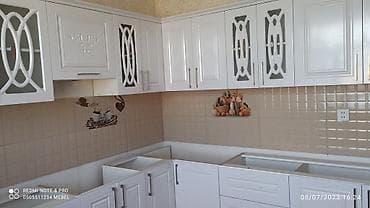 Sifarişlə mətbəx dəsti, Özü çəkən petlələr, MDF, Pulsuz çatdırılma, Rayonlara çatdırılma