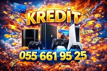 PlayStation oyun konsolları üçün kreditlə satış xidməti. Məhsullar: -