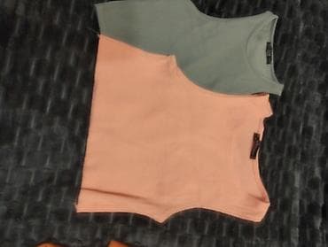 Qadınlar üçün ripli qolsuz crop top dəsti - Model: qolsuz, dairəvi