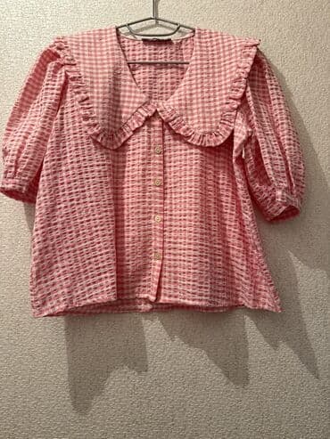 Личные вещи: İki ədəd qadın köynəyi dəsti 1) Ağ klassik köynək - Uzunqol, düyməli — 3