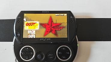 Psp Go ideal vəziyyətdə, original reklamı var,11 oyun var: Agent 007
