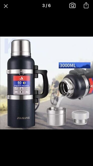 купить бу самовар на дровах: Termos 3l hecmi var! 60 saata kimi temperatru saxliyir polad — 4