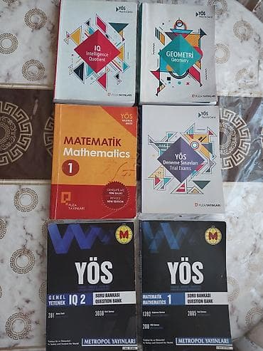 Təcili satılır!!!!! YÖS hazırlığı üçün tədris dəsti – 6 kitab Bəzi — 1