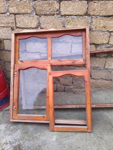 Barmaqlıqlar: Üçlü Taxta pəncərə, Еni: 1 sm, Uzunluğu: 1 sm — 1