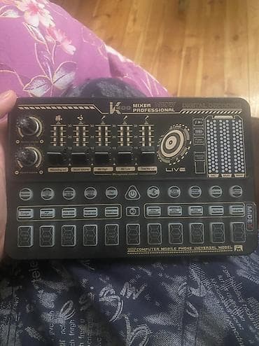 Sk-500 Mobile Ve Pc Üçün Ses kartı prafesyanal studiyo mikseri canlı