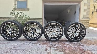 opel astra diski 16: Mercedes-Benz S class üçün 4 ədəd yüngül lehimli disk və şin komplekti — 7
