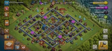 QAZ: Clash of Clans hesabı – əsas kənd inkişaf etmiş, döyüşə hazır baza — 1