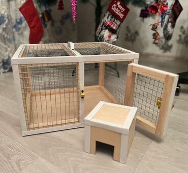 купить клетку для морской свинки: Cücə,dovşan,tisbaga,pişik,quş ve s. Heyvanlar üçün qefesler yigilir — 2