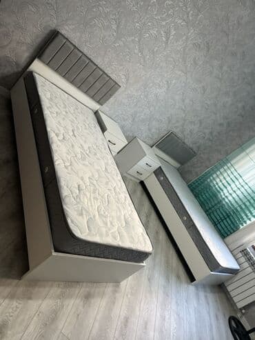 tek carpayı: Təknəfərlik çarpayı, Bazasız, Matras ilə, Siyirməli, Azərbaycan — 10