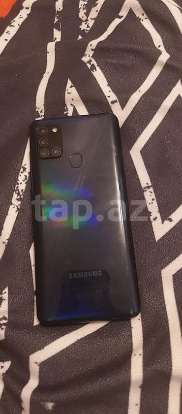 xiaomi redmi note 8 qara: Samsung Galaxy A21S, rəng - Qara, Barmaq izi — 2