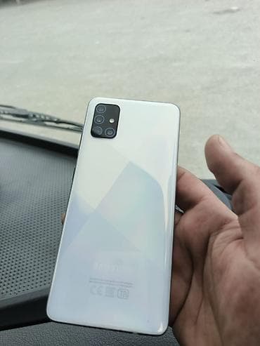 samsung mini notebook: Samsung Galaxy A51, 64 GB, rəng - Ağ, Barmaq izi — 2