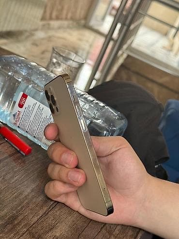 note 15 pro plus: IPhone 12 Pro, 128 GB, Qızılı, Simsiz şarj, Face ID — 4