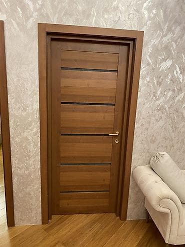 hamam vanasl: Məhsul: Daxili qapılar – taxta teksturalı, horizontal lamelli dizayn — 6