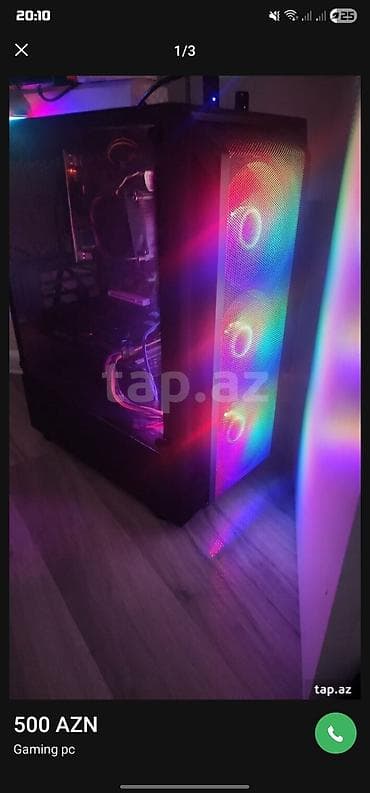 asus i7: Gaming PC Texniki göstəricilər: - Prosessor: Intel Core i7-2600, 3.40 — 1