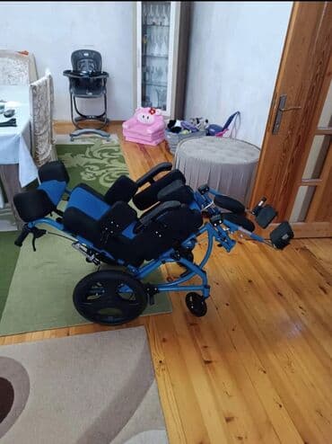 əlillər üçün araba: Uşaq üçün ortopedik-pozisioner əlil arabası Bədən dəstəyi: hündür bel — 1