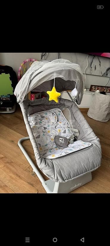 Oğlan və qız üçün, İşlənmiş, Dördbucaq, Beşik, Dəst ilə, Matras ilə, Yellənmə mexanizm ilə — 1