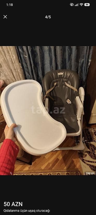 Столы для кормления: Uşaq yemək kreslosu - Tip: Qidalanma üçün uşaq oturacağı (yüksək — 2