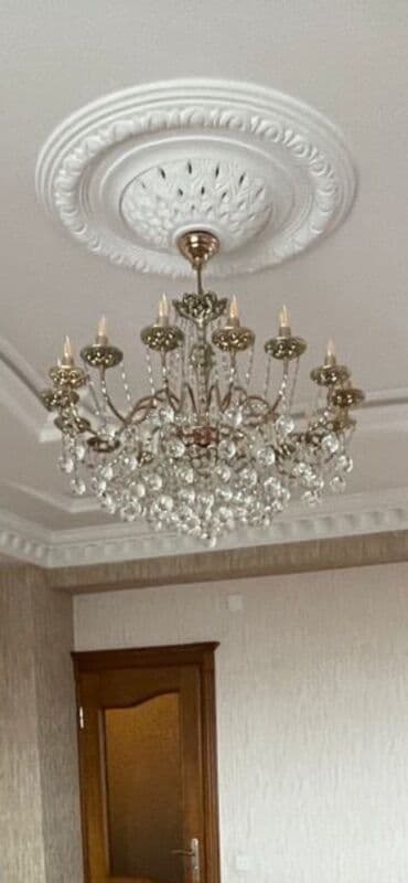 Bra, divar lampaları: Çılçıraq, 10 və daha çox lampa, Metal — 2