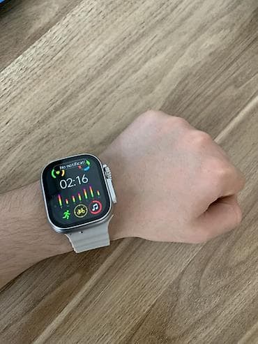 Смарт браслеты: Б/у, Спортивный Комплекты с часами, цвет - Оранжевый — 4