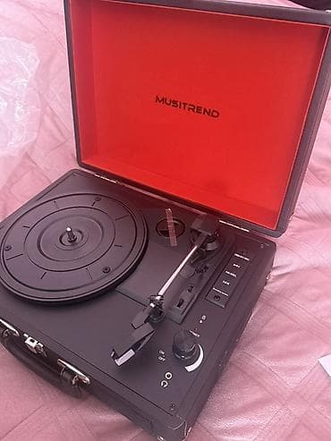 Yeni-MUSITREND portativ vinil pleyer (çantalı dizayn) - Klassik vinil