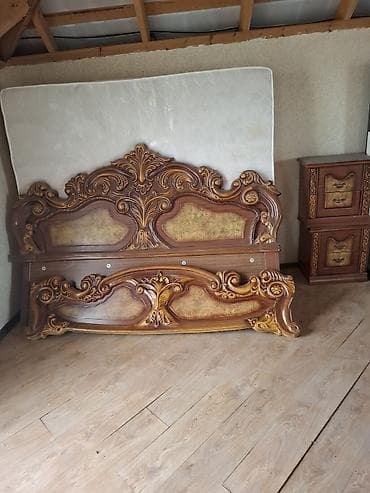 pati satiram: İşlənmiş, İkinəfərlik çarpayı, Bazasız, Matras ilə, Siyirməsiz, Azərbaycan — 1