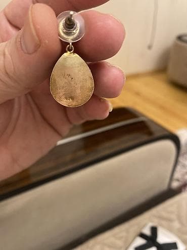 canta teze: Sırğa, 916 Əyar, 3 g — 2