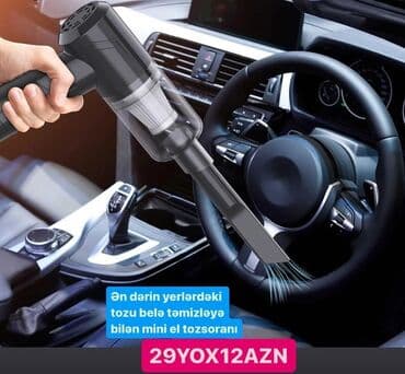 Avto üçün tozsoran, Yeni, Akkumlyator, Təmizləmə növü: Quru, Ünvandan götürmə, Ödənişli çatdırılma