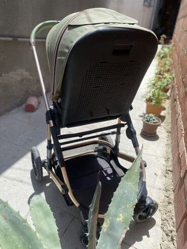 uşaq kolyaskası satışı: Uşaq arabası – Hoolada - Rəng: zeytun-yaşıl, qızılı tonlarda şassi və — 4