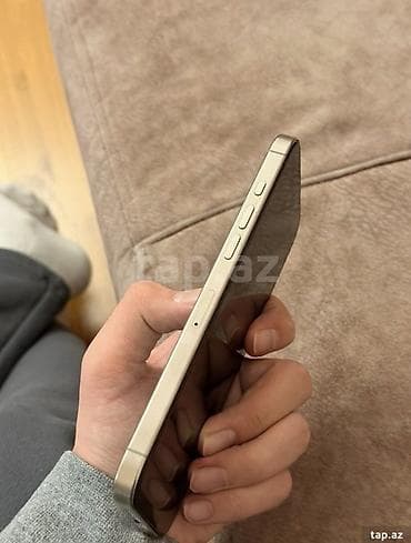 iphone 12 pro dual sim: IPhone 16 Pro Max, 256 GB, Natural Titanium, Zəmanət, Simsiz şarj, Face ID — 5