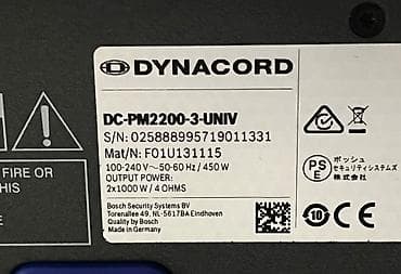 dj controller az: Dynacord PowerMate 2200-3 22 kanal Orginal Aktiv.Almaniyadan — 4