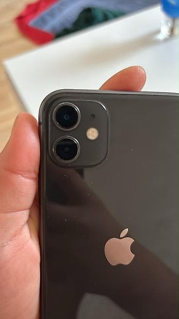 apple watch series 1: IPhone 11, 64 GB, Qara, Simsiz şarj, Face ID — 4