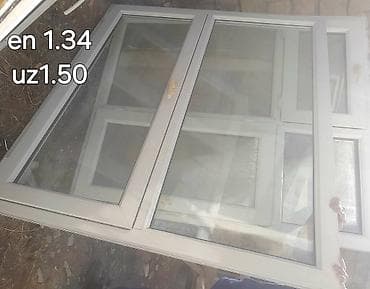 lan kabel 10m: Alman istehsali.PVC pəncərə çərçivəsi və şüşə paket Ölçü: - En: 1.34 — 1