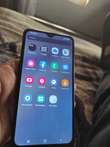 komputer korpusu: Samsung A10e, rəng - Mavi, Barmaq izi — 1